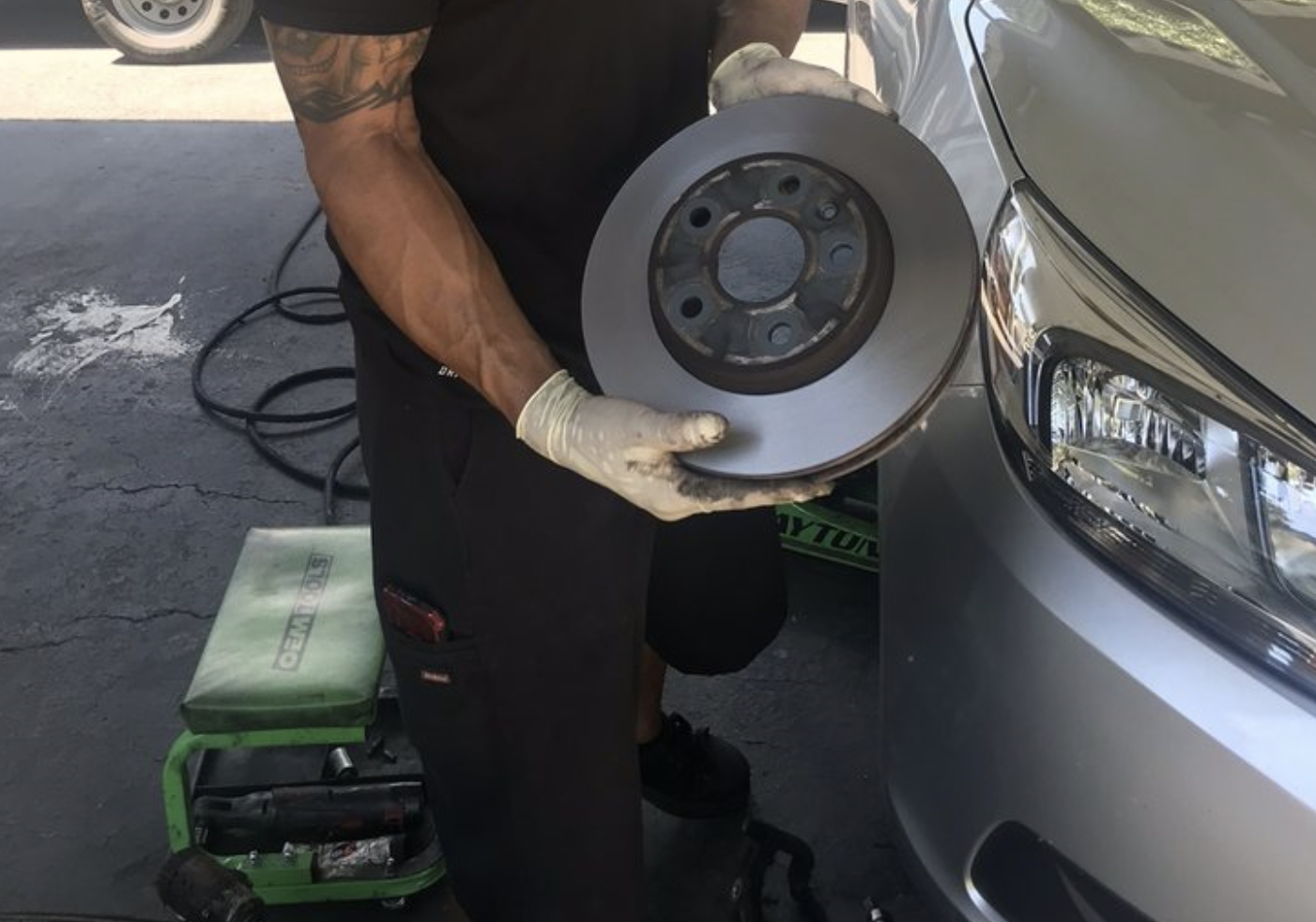 this image shows mobile mechanic services in Elk Grove, California